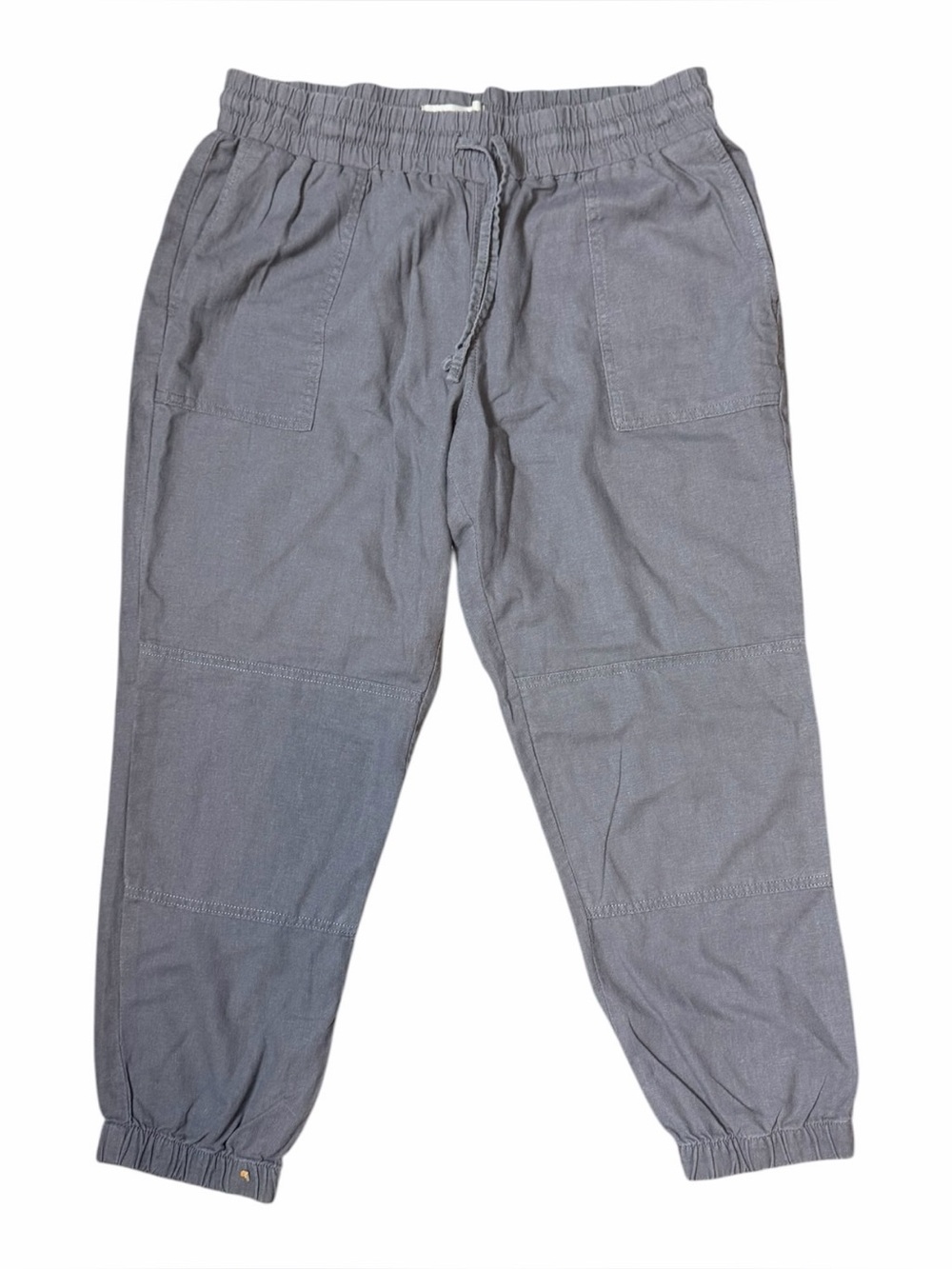 Calvin Klein Women’s Linen Rayon Pants Gray Size 12